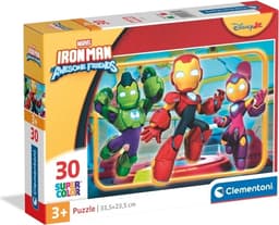 Clementoni Puslespil 30 Pcs Iron-Man and His Awesome Friends