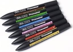 Winsor Promarker 6st, Mid Tones