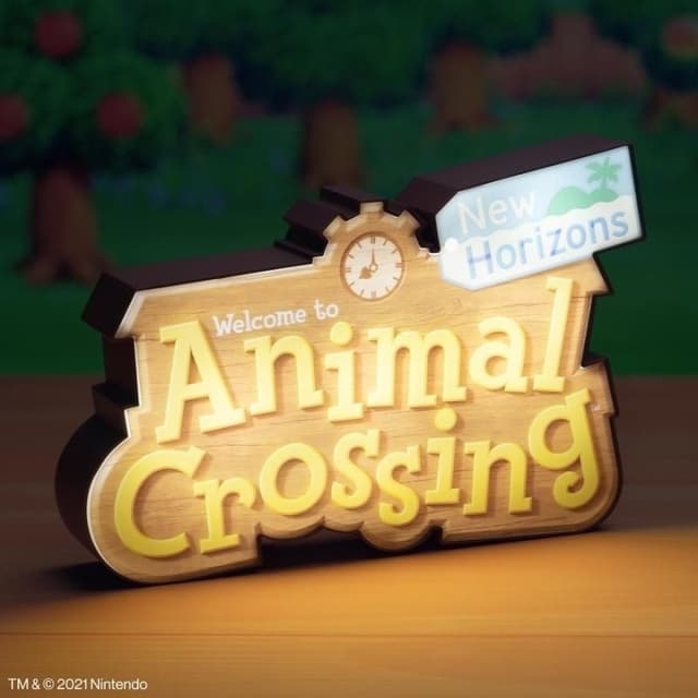 Paladone Animal Crossing logo-lampe