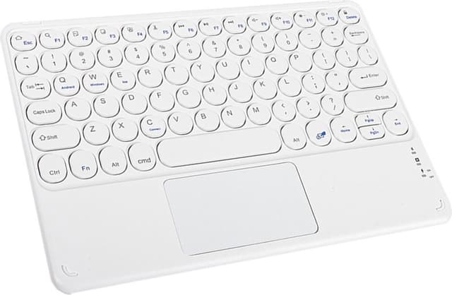 BLUETOOTH-TANGENTBORD MED RUNDA TANGENTER OCH TOUCHPAD - FÖR IPAD, SUR