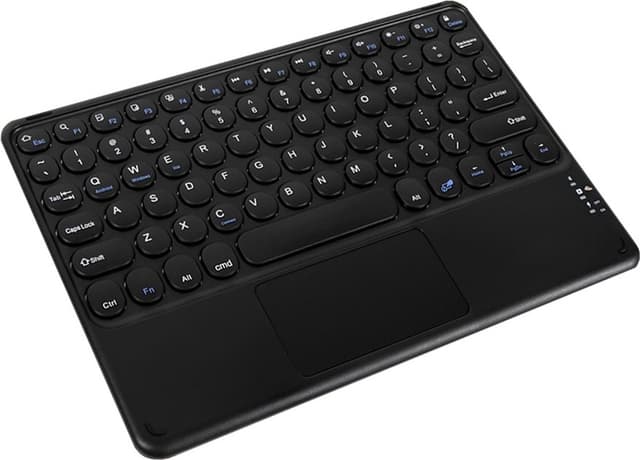 BLUETOOTH-TANGENTBORD MED RUNDA TANGENTER OCH TOUCHPAD - FÖR IPAD, SUR