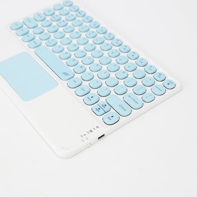 BLUETOOTH-TANGENTBORD MED RUNDA TANGENTER OCH TOUCHPAD - FÖR IPAD, SUR