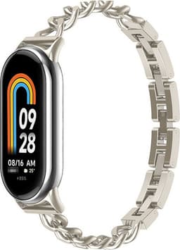 Metallarmbånd kompatibelt med Xiaomi Mi Band 8/9/10 - Stilig armbånd i rustfritt stål Stjernelys
