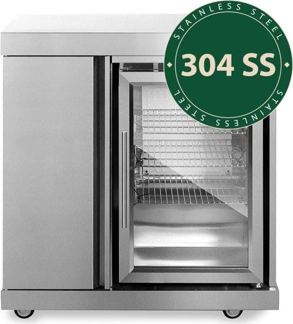 Myoutdoorkitchen - Modul med køleskab og opbevaringsskab