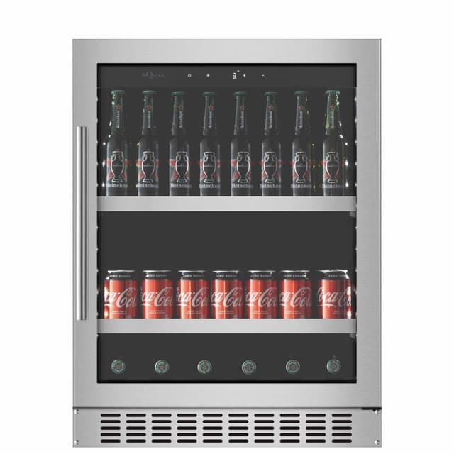 Ølkøleskab til indbygning - BeerServer 60 Stainless