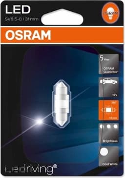 Osram Led Festoon 6.000K (31mm)