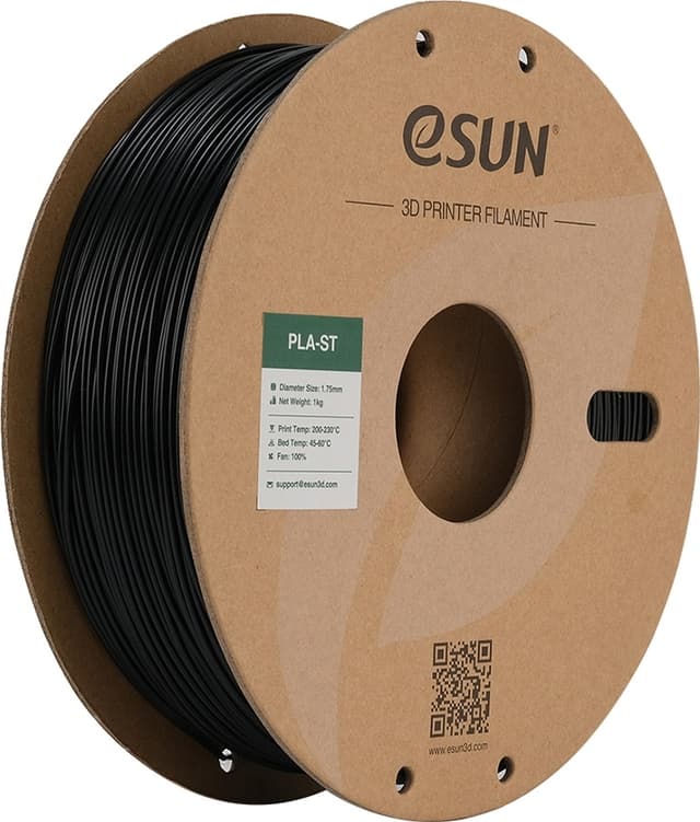 eSUN PLA ST 1.75mm 1kg - Svart