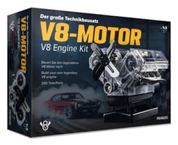 Franzis V8-motor byggesett