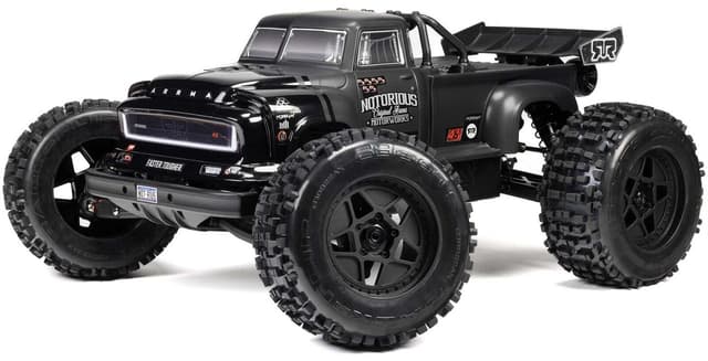 ARRMA Notorious 6S 4x4 1/8 Børsteløs RTR Sort