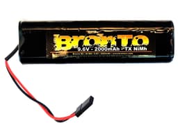 9,6V 2000mAh - Bronto TX Pack - Ni-Mh Kubbe