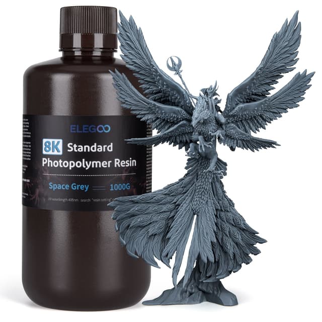 Elegoo Standard 8K Resin 1000g - Space Grey