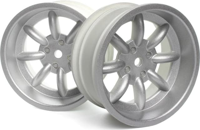 HPI-160541 FS-15 Sport 8 Spike-fälgar Silver 26mm