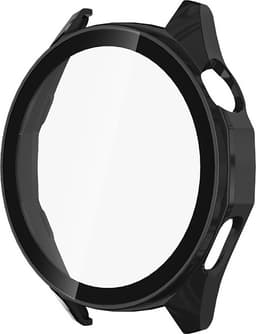 Svart PC + Herdet Glass Klokkeveske Kompatibel med Huawei GT6 Pro 46mm (med Skala)