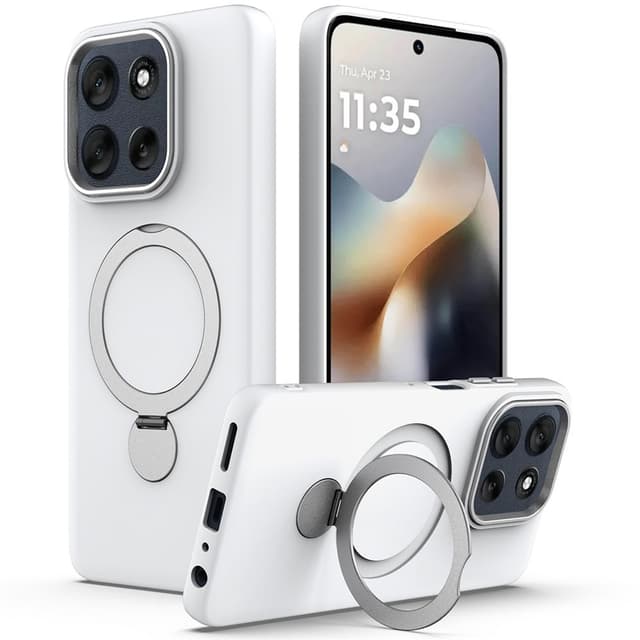 Magnetiskt mobilskal med roterande ring till Motorola Edge 70 5G
