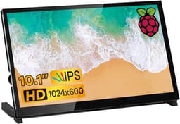 NÖRDIC 10,1"" Berøringsskjerm, 1024x600 IPS LCD-panel med kapasitiv touch, HDMI-skjerm for Raspberry Pi