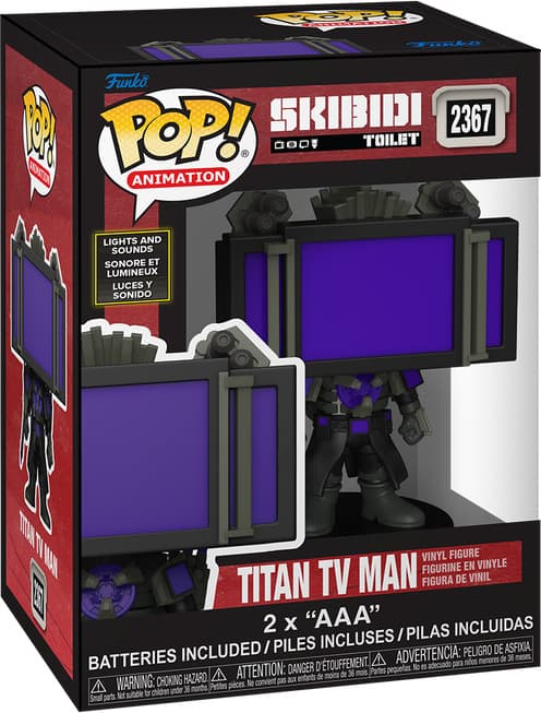 Funko POP! Super Skibidi Toilet Titan TV Man figur (SFX, 15 cm)