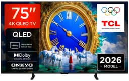 TCL 75" A400 4K QLED TV (2026)