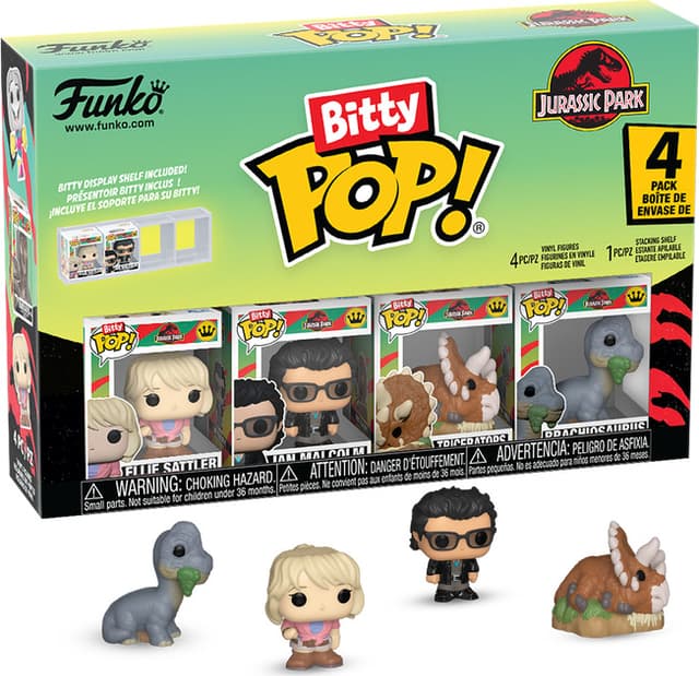 Funko Bitty POP! Jurassic Park 4 Pack: Triceratops figur