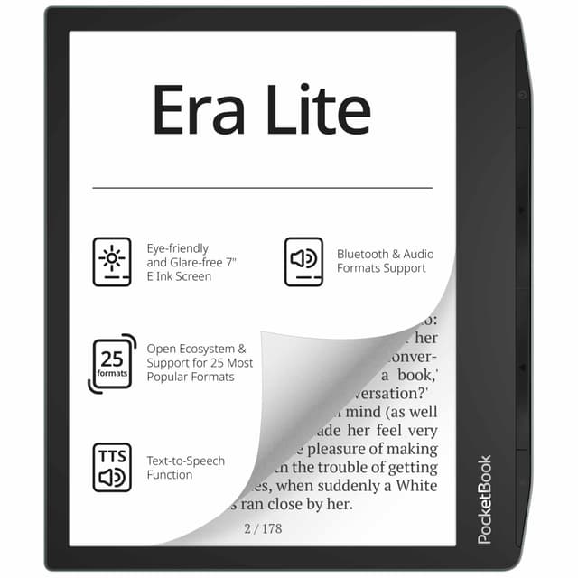 Pocketbook Era Lite 7" eKirjalukija (kivenvihreä)