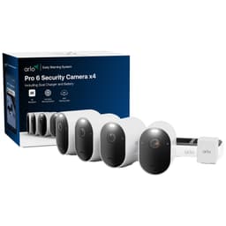 Arlo Pro 6 turvakamera (4 kpl, valkoinen)