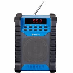 Denver WRB-60 byggepladsradio med Bluetooth / FM-radio / genopladelig radio med IP54