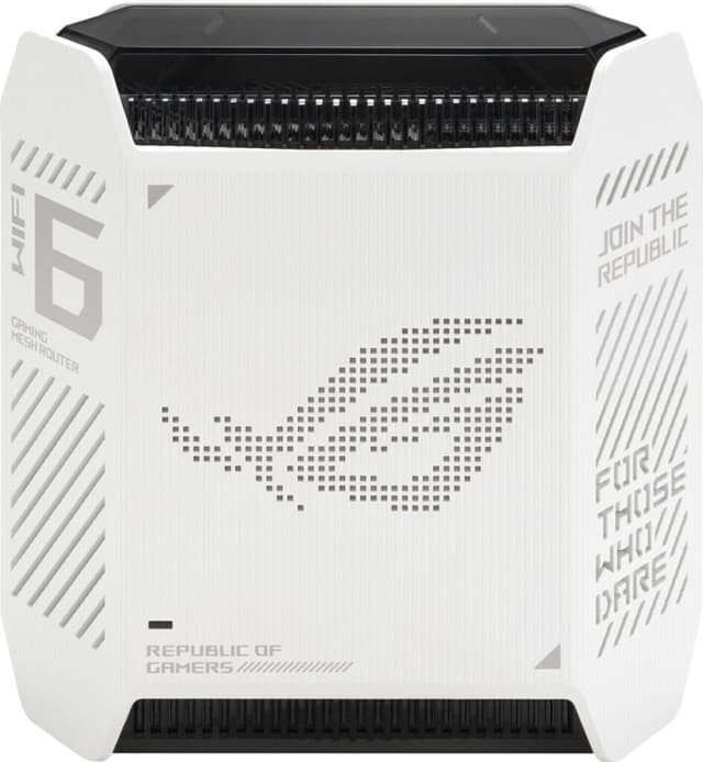 ROG Rapture GT6 AX10000 AiMesh vit – Mesh-router med Wi-Fi 6