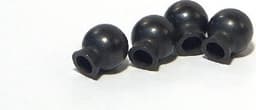 Ball 6.8X7.3X3Mm (Black/4Pcs)