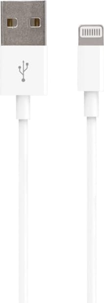 Forever lightning-kabel på 3 m til både opladning og overførsel, hvid