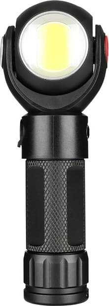 Genopladelig T6 + COB LED 360° roterende lommelygte med magnet