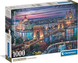 Clementoni Puslespill 1000 Pcs CB Lights of the Danube