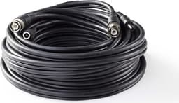 Nedis CCTV kamerakabel | BNC / DC | 10.0 m | Rund | PVC | Svart | Presentbox