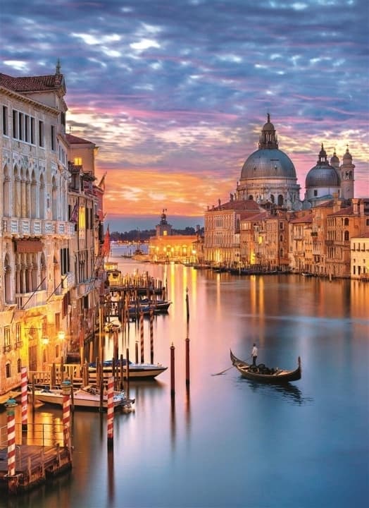 Clementoni 500 st CB High Quality Collectionsbelysning Venedig
