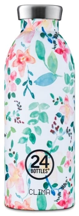 24Bottles Clima – Stone Finish – Little Buds – Multi/Mønster – 500 ml