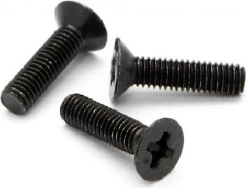 Flat Head Screw M3 X 12Mm (6Pcs)