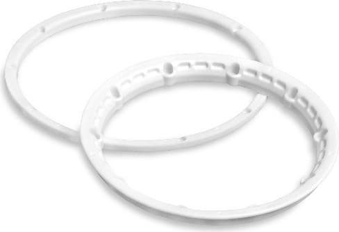 Heavy Duty Wheel Bead Lock Rings White/For 2 Whl