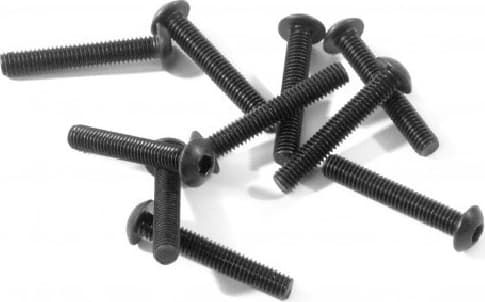 Button Head Screw M3X18Mm (Hex Socket/10 Pcs)