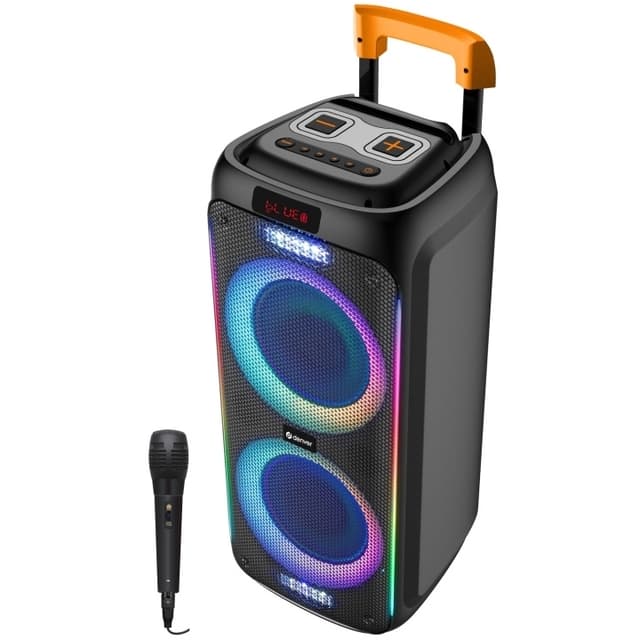 Denver Högtalare Bluetooth 2X8"" woofers 60W Batteri LED-ljus TSP-456