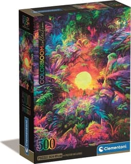 Clementoni Pussel 500 Pcs CB High Quality Collection Colorbloom Psychedelic Jungle