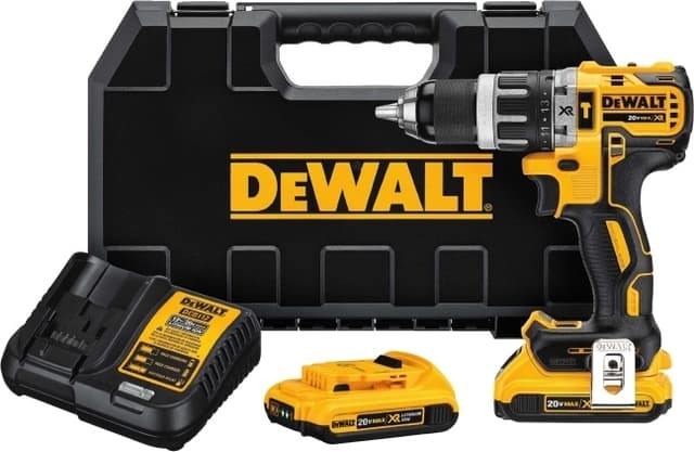 DeWalt DCD796D2-QW Bore-/skruemaskine med hammer 2 batterier medfølger 18V