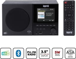 imperial DAB+/FM monoradio med Bluetooth®, USB og ASA-funktion