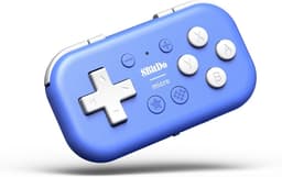 8BitDo Micro Bluetooth Gamepad, Blue, Switch / Android / Raspberry Pi