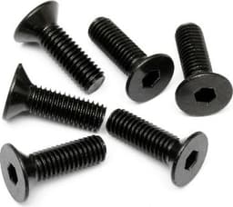Flat Head Screw M5X16Mm (Hex Socket/6Pcs)