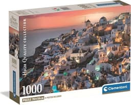 Clementoni Puslespil 1000 Pcs CB High Quality Collection Shades Santorini