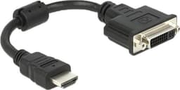 DeLOCK Adapter HDMI hann > DVI 24+5 hunn 20 cm