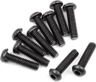 HPI Button Head Screw M2.5X10Mm (Hex Socket/10Pcs)