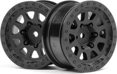 Cr-10 Wheel 1.9 (Black/2Pcs)