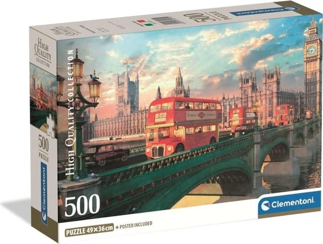 Clementoni Pussel 500 Pcs CB High Quality Collection Westminster Bridge