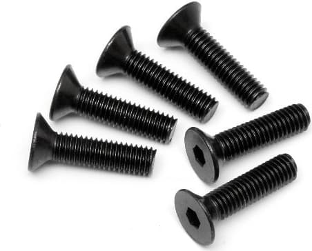 Flat Head Screw M5X20Mm (Hex Socket/6Pcs)
