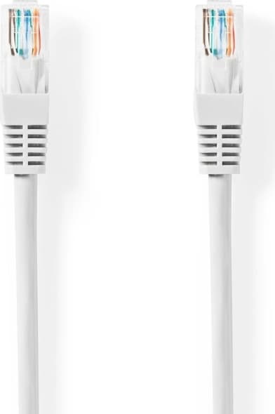 Cat 5e kabel | U/UTP | RJ45 Han | RJ45 Han | 5.00 m | Runde | PVC | Hvid | Mærke