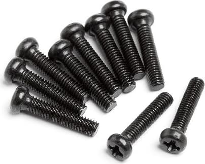 Binder Head Screw M2.5X12 (10Pcs)